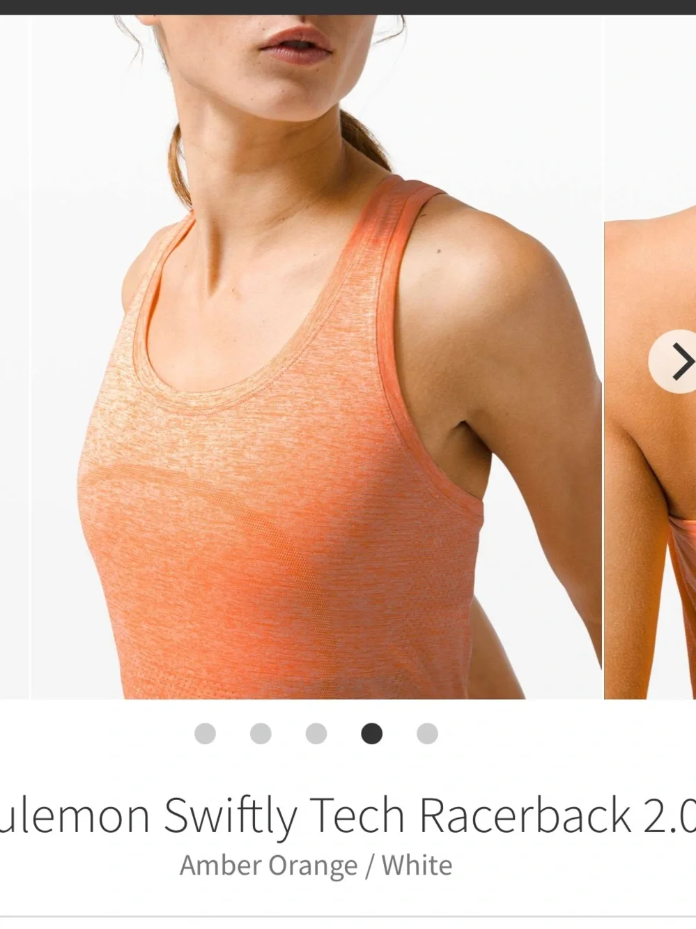 Lululemon swiftly tech 2.0 racerback size 4